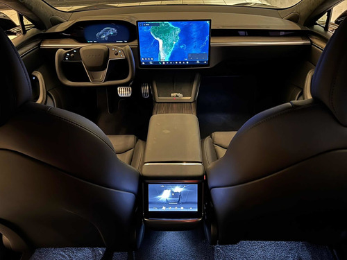 Imagem 7 de 15 de Tesla Model S Plaid 2022 1.500km Com Teto Solar Eletrico Top