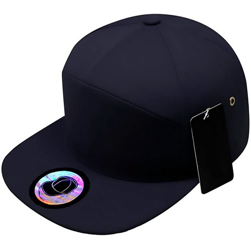 Gorras Plana Lisa Snapback 7 Paneles Mayoreo (10 Piezas)