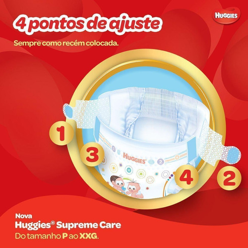 Fralda Huggies Supreme Care P Com 48 Fraldas P