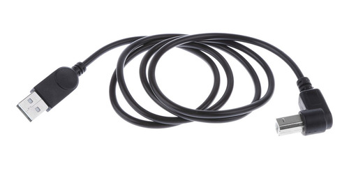 Cable De Impresora Usb2.0 Enchufe Macho A Ángulo Recto Tipo