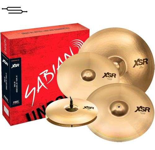 Set De Platillos Sabian Sbr Xsr 14  16  18  Y 20 