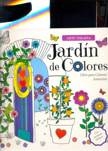 Jardín De Colores: Libro Para Colorear Antiestres, De Ingham, Julie. Serie N/a, Vol. Volumen Unico. Editorial Ediciones Assisi, Tapa Blanda, Edición 1 En Español, 2016