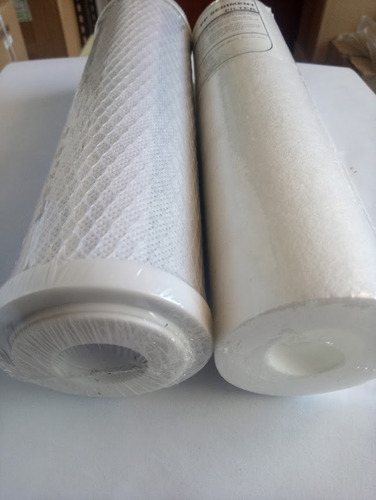 Imagen 3 de 8 de Repuesto Filtro Purificador Agua Doble Carbon + Sedimento
