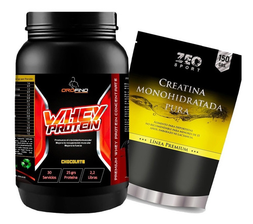 Proteína Whey Orofino 1kg + Creatina Monohidratada 150 Grs