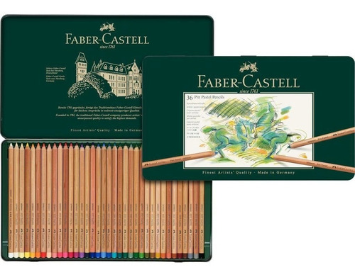 Faber-castel Pitt - Lápices De Colores Pastel En Caja De Met