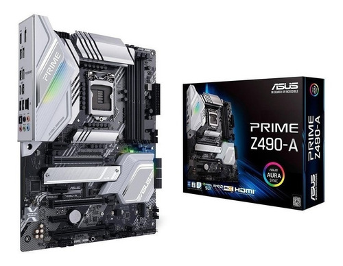 Placa Mãe Z490-a Prime Hdmi Ddr4 Lga1200 Asus Cor Preto