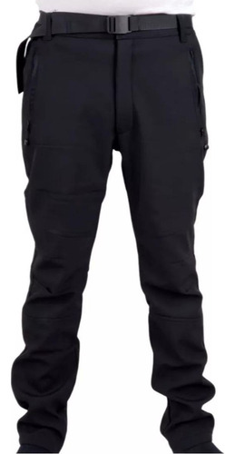 Pantalón Térmico Softshell Hombre Con Cinturon. Tactico. 39