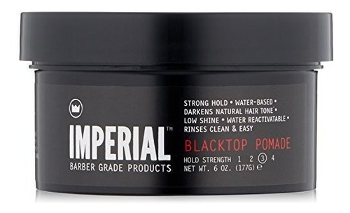 Imperial Peluquería Productos Grado Blacktop Pomada, 6 Oz