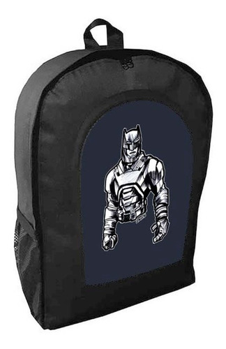 Mochila Negra Batman Adulto / Escolar E35