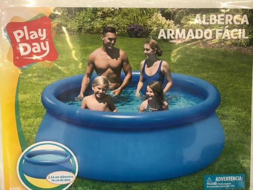 Alberca Inflable Circular 2.44 X 76 Cm