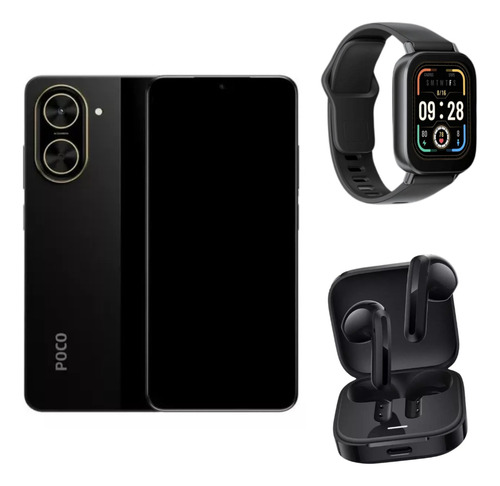 Xiaomi Poco C71 128gb Rom/4gb Ram + Buds 6 Active + Watch 5 Active