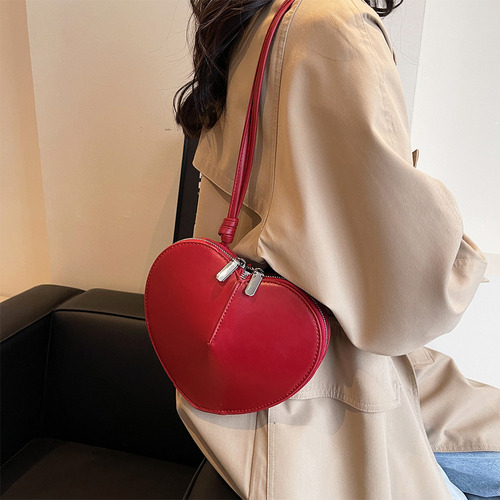Yi Bolso Bandolera Con Forma De Corazón De Poliuretano For