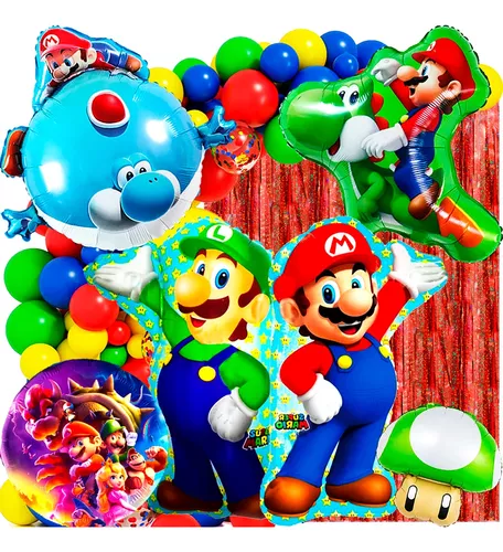 Globos Mario Bros Cumpleaños