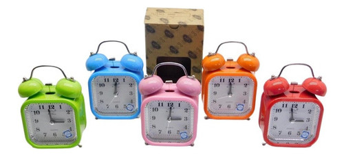 Reloj Silencioso  Despertador De Mesa Alarma Vintage 2859 