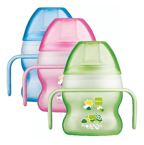 Mam Mi Primer Vaso Entrenador Antiderrames 150ml -verde-