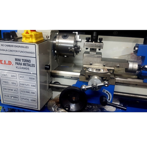 Imagen 3 de 8 de Torno Mecanico Paralelo Para Metales 300mm Motor 3/4hp Nuevo