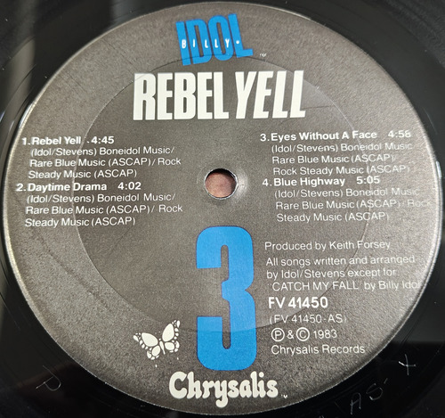 Billy Idol - Rebel Yell Lp Usa 1ra Edicion Generation X Usa 1ra Edicion (Usado)