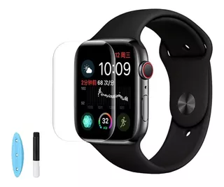 Pelicula Vidro Para Apple Watch Nano Uv C/ Borda Curva