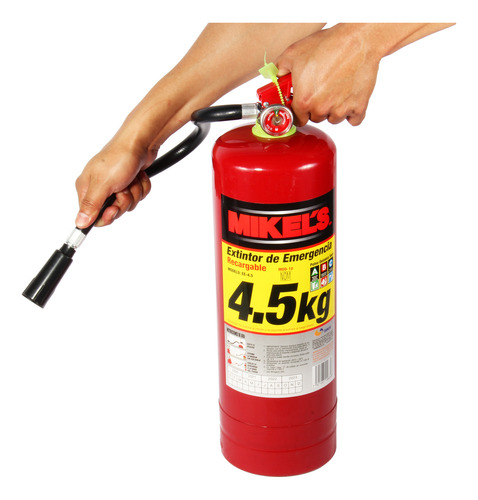 Extintor De Emergencia Recargable 4.5 Kilogramos Ee-4.5