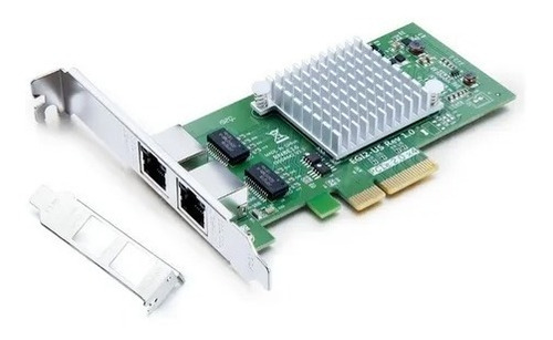 Placa Dual Rj45 1.25g Pcie X4 Intel I350-am2 1gbe 10gtek