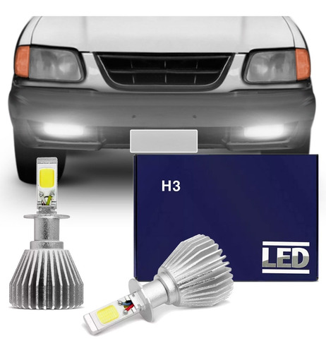 Kit Lâmpadas Super Led Headlight H3 6000k S10 1995 A 2000