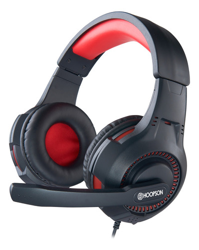 Fone De Ouvido Headset Gamer F203vm Hoopson P2 Duplo Estéreo