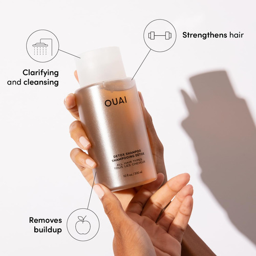 Kit De Viagem Ouai Com Condicionador Leave In, Shampoo Detox