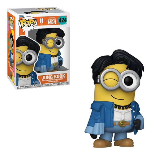 Funko Pop Jung Kook Minion #424 Bts Mi Villano Favorito 4