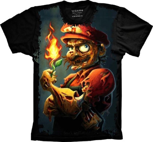 Camiseta Plus Size - Super Mario Bros