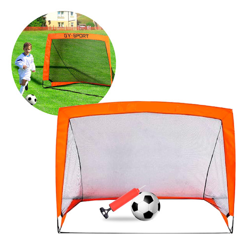 Arco De Fútbol Plegable Portería Portátil Juguete Para Niños