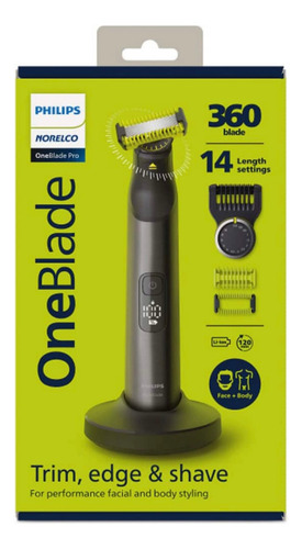 Philips Norelco - Oneblade Pro 360 Rostro Y Cuerpo - Cromada