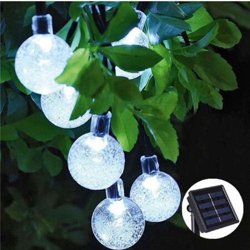 F Cadena De Luces Solares, 12m 100 Led A