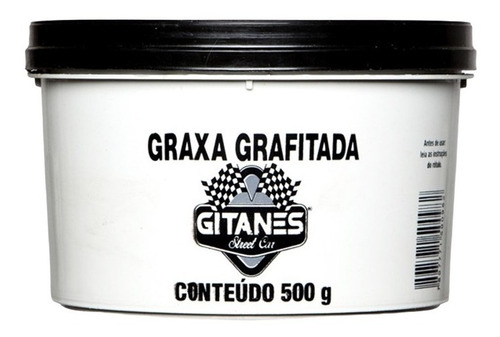 Graxa Grafitada 500g - Gitanes - 12 Unidades