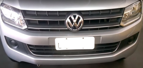 Imagem 3 de 4 de Kit Friso Cromado Frente Vw Amarok