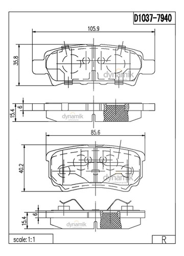 Balatas Mitsubishi Outlander 2.4l 2005-2006