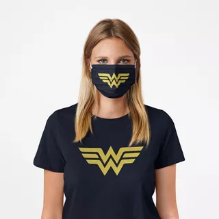 Polos & Mask Wonder Woman Mujer Maravilla / Niños Y Adultos