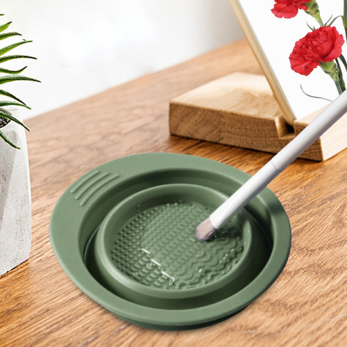 Cepillo De Maquillaje De Silicona Alfombrilla De Limpieza