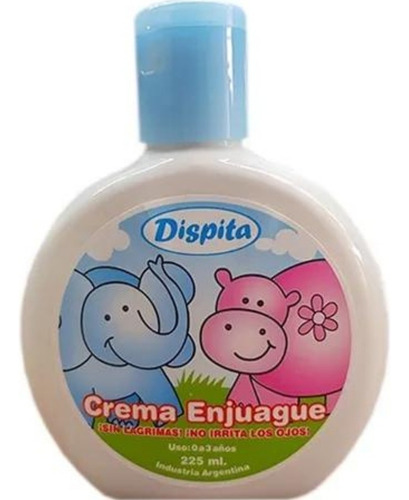 Crema De Enjuague Sin Lagrimas! 0 A 3 Años Dispita 225ml