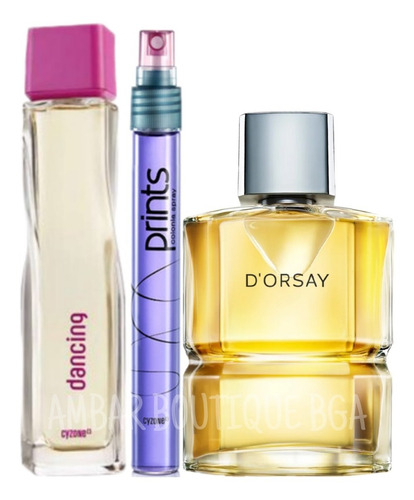 Perfume Dorsay + Dancing + Prints Esika - mL a $540