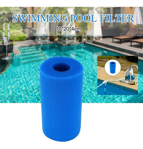 Mz Esponja Filtrante De Espuma Reutilizable, Lavable, 16