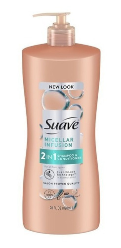 Suave 2 En 1 Micellar Infusion (828ml)