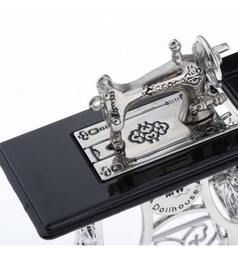 2 Piezas Simulación Miniatura Muebles Máquina De Coser Escen
