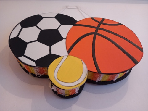 Piñata Pelotas Deportes Tenis Fútbol Basquet
