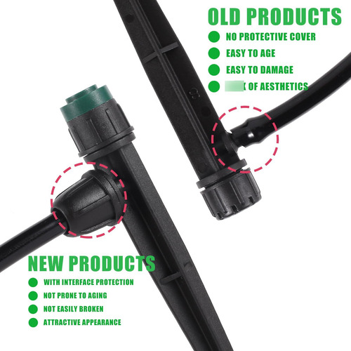 80 Pulverizadores De Riego Goteo Ajustables 360 Grados 14 Cm