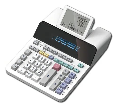 Sharp El-1901 Calculadora De Impresion Sin Papel Con Pantal