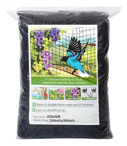 Red De Pájaros Verdes Para Proteger Las Plantas Árboles Frut
