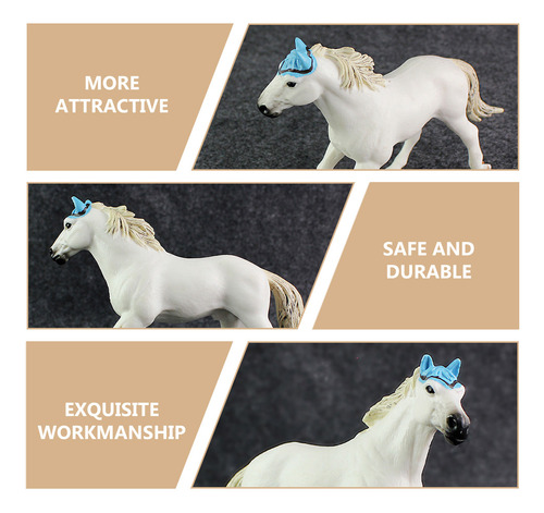 Modelo Quarter White Horse De Juguetes Para Niños