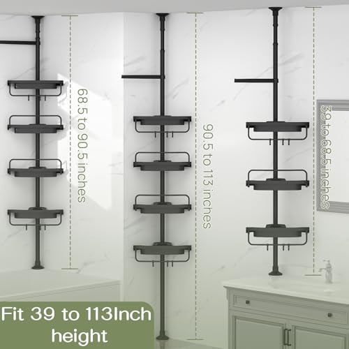 Allzone Rustproof Shower Caddy Corner For Bathroom, Organiz