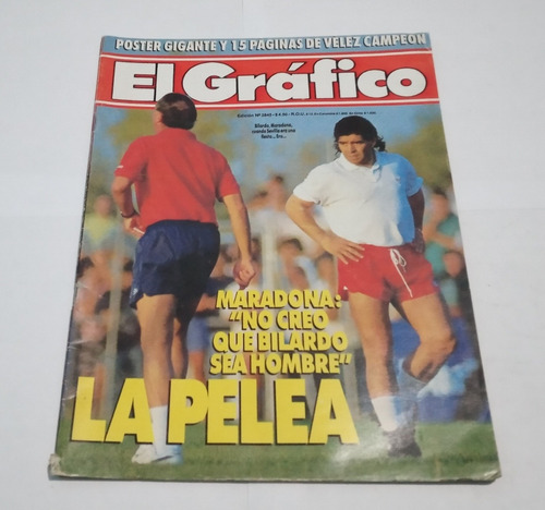 El Grafico 3845 Velez Campeon Clausura 1993, Poster Velez