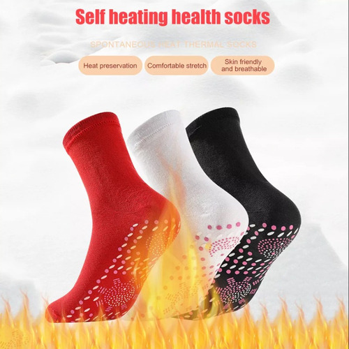 10 Pares De Calcetines De Masaje Magnético Autocalentables .